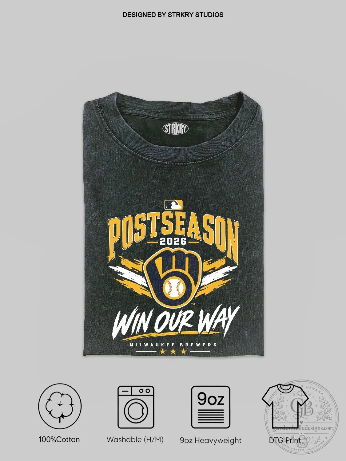 Milwaukee Brewers Postseason 2026 Win Our Way Baseball T-Shirt