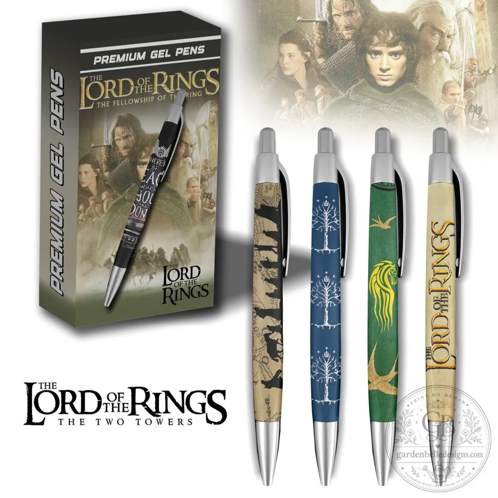 The Lord of the Rings The Fellowship of the Ring Premium Gel Pen Set The Lord of the Rings The Fellowship of the Ring Premium Gel Pen Set