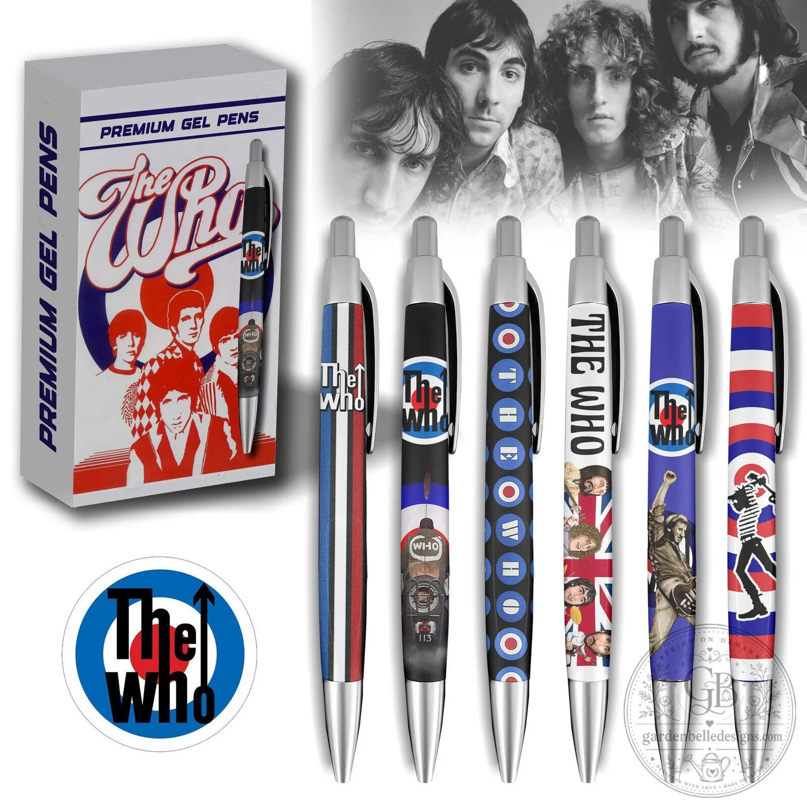 The Who Band Premium Gel Pen Set