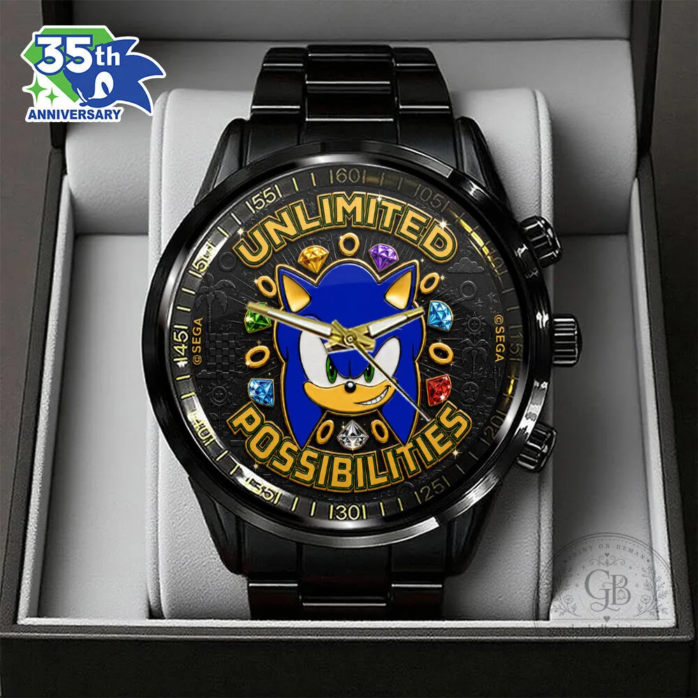 Sonic The Hedgehog Unlimited Possibilities 35th Anniversary Watch