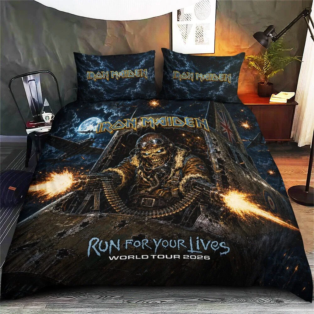 Bedding Set for the Iron Maiden Run For Your Lives World Tour 2026