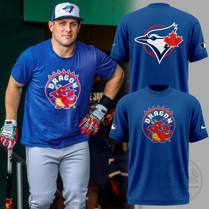 Toronto Blue Jays Home Run Dragon Blue Jays Shirt