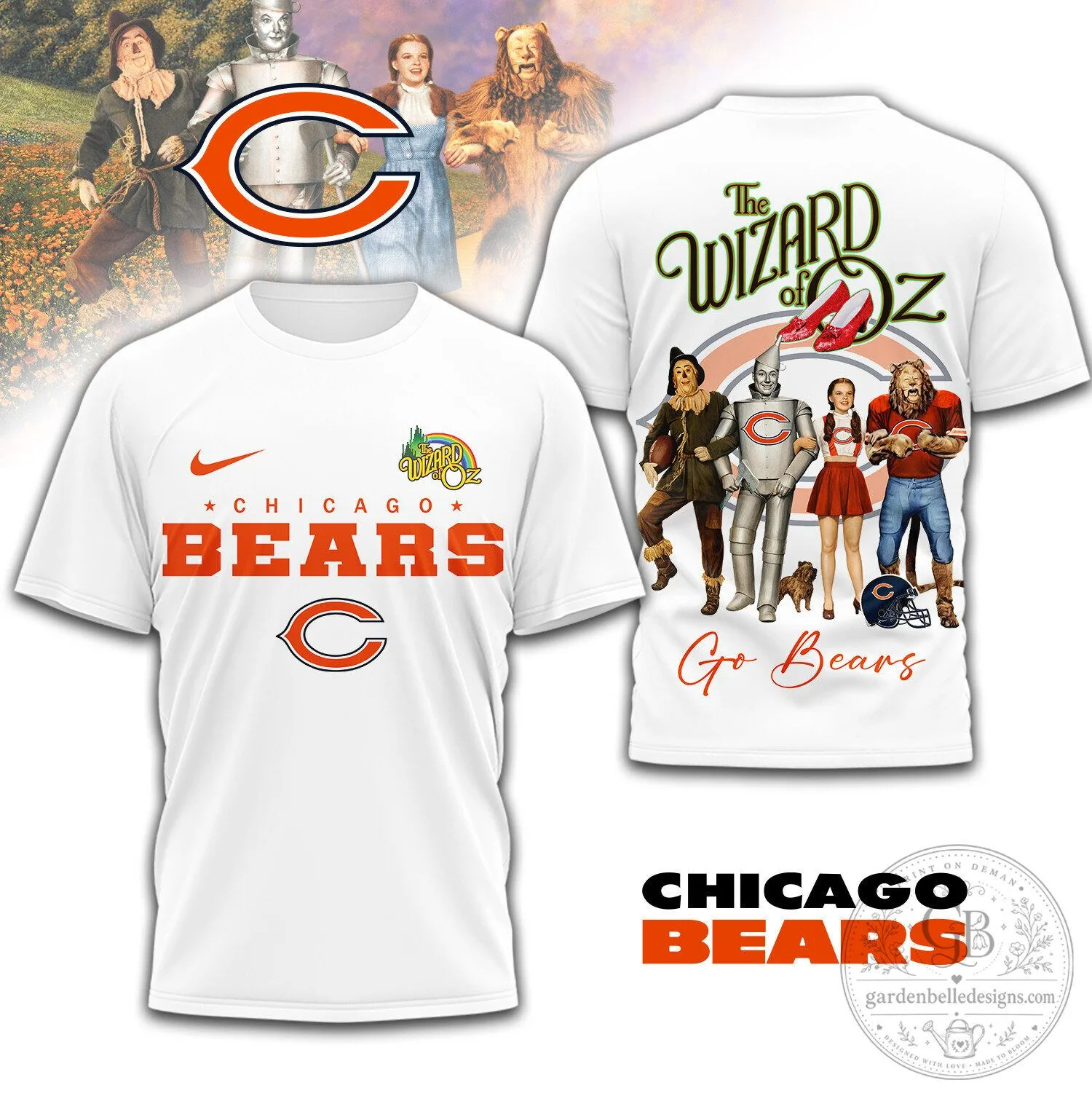Chicago Bears Shirt The Wizard Of Oz Football Team Graphic T-Shirt