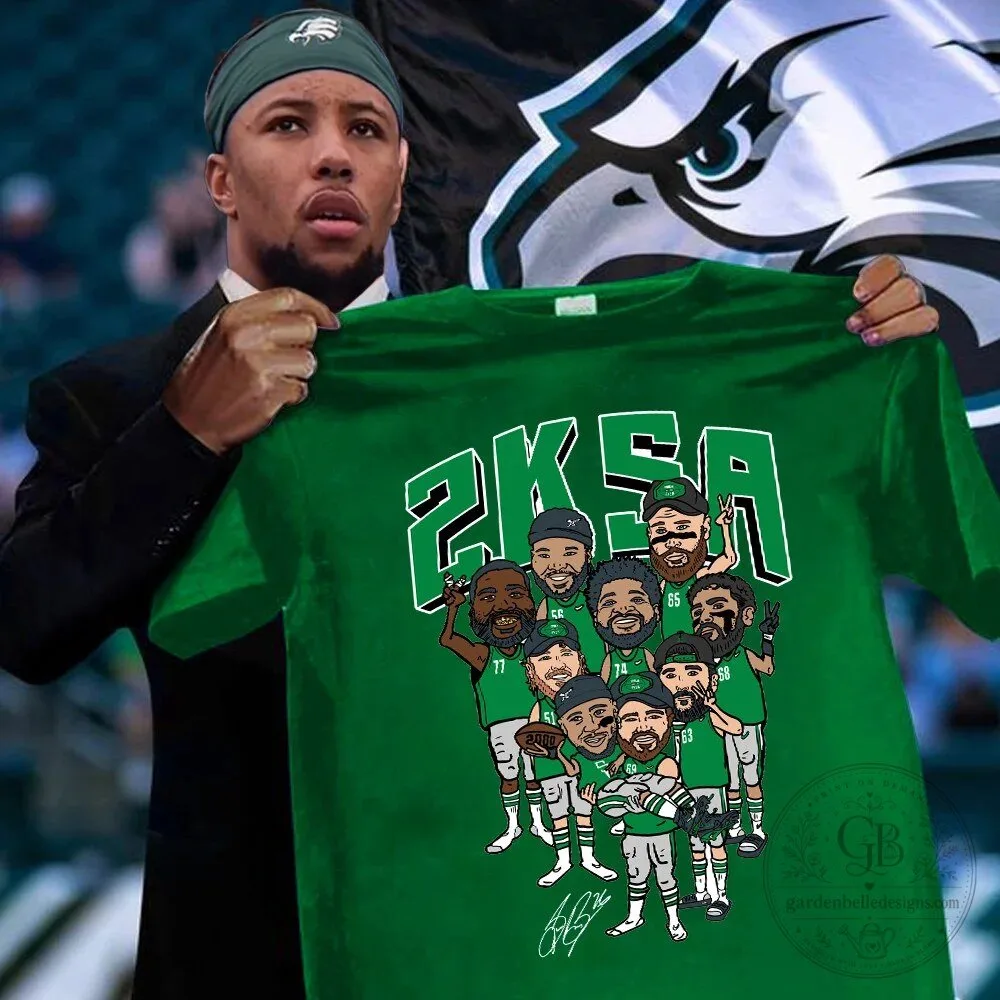 Philly Eagles 2KSA How Bout Them Boys Kelly Green Football T-Shirt