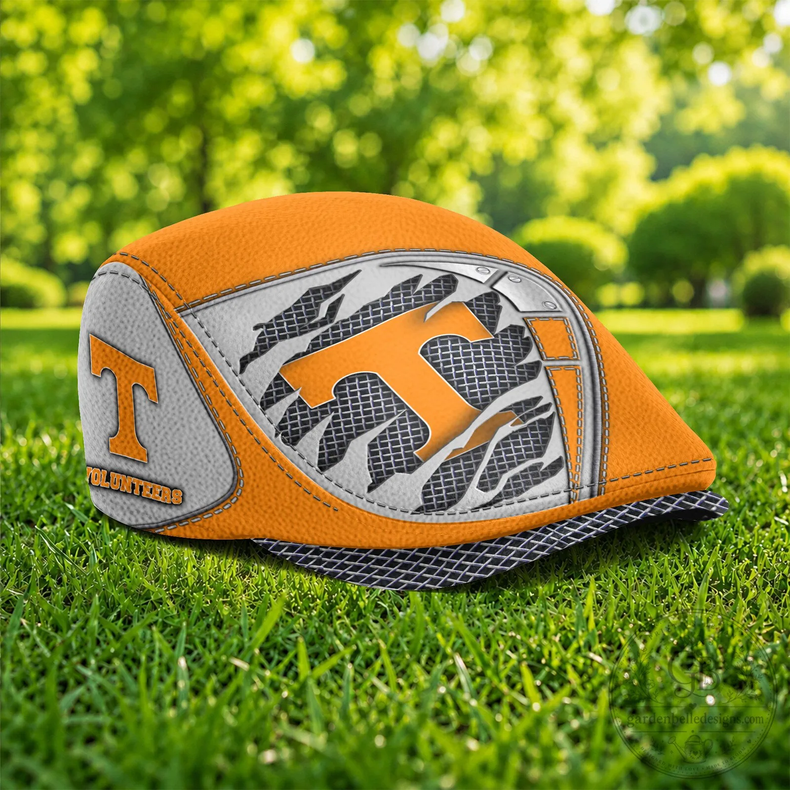 Tennessee Volunteers NCAA Golf Flat Cap, Jeff Cap, Ivy Cap 9 Tennessee Volunteers NCAA Golf Flat Cap, Jeff Cap, Ivy Cap