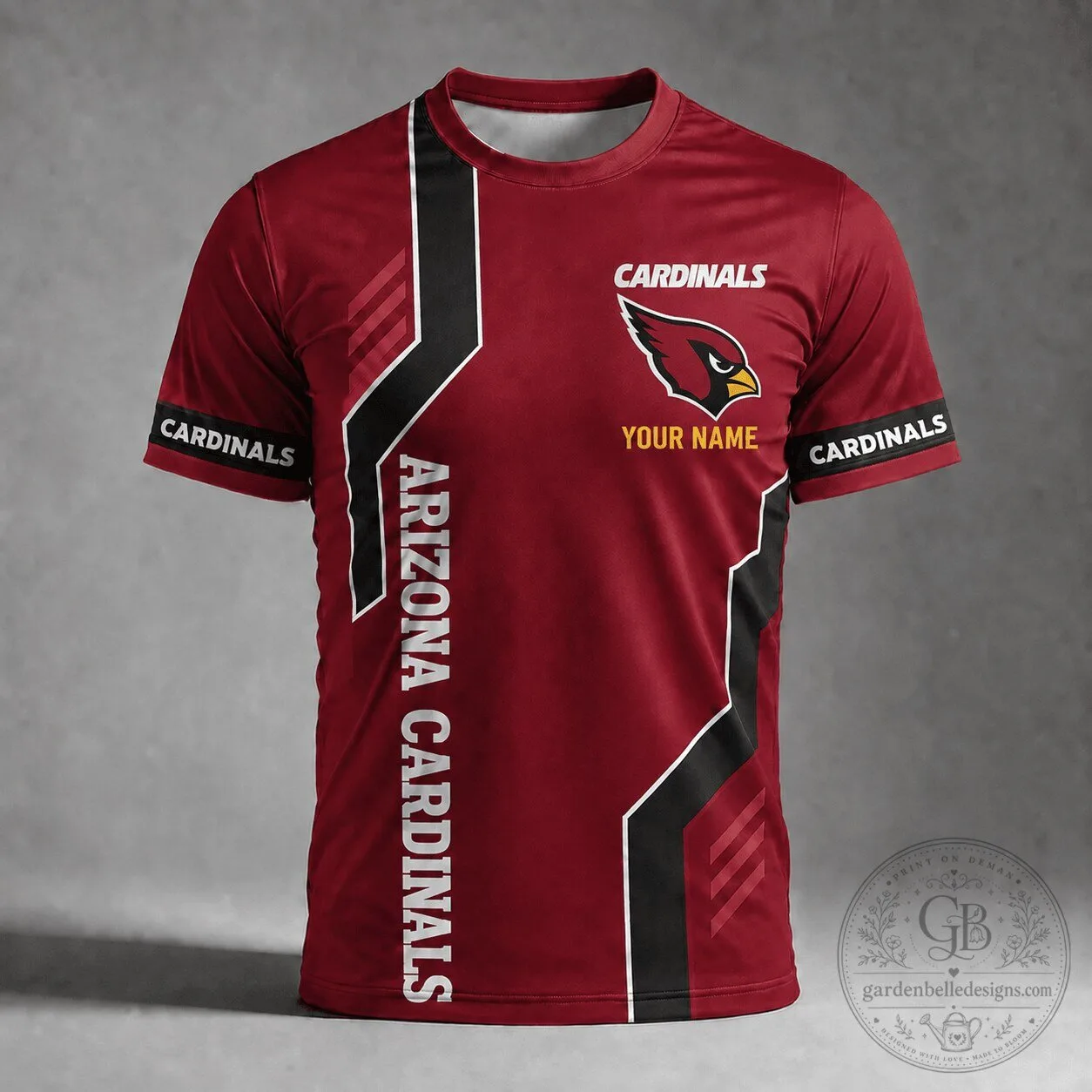 Arizona Cardinals Fan Shirt Personalized NFL Football Team T-Shirt