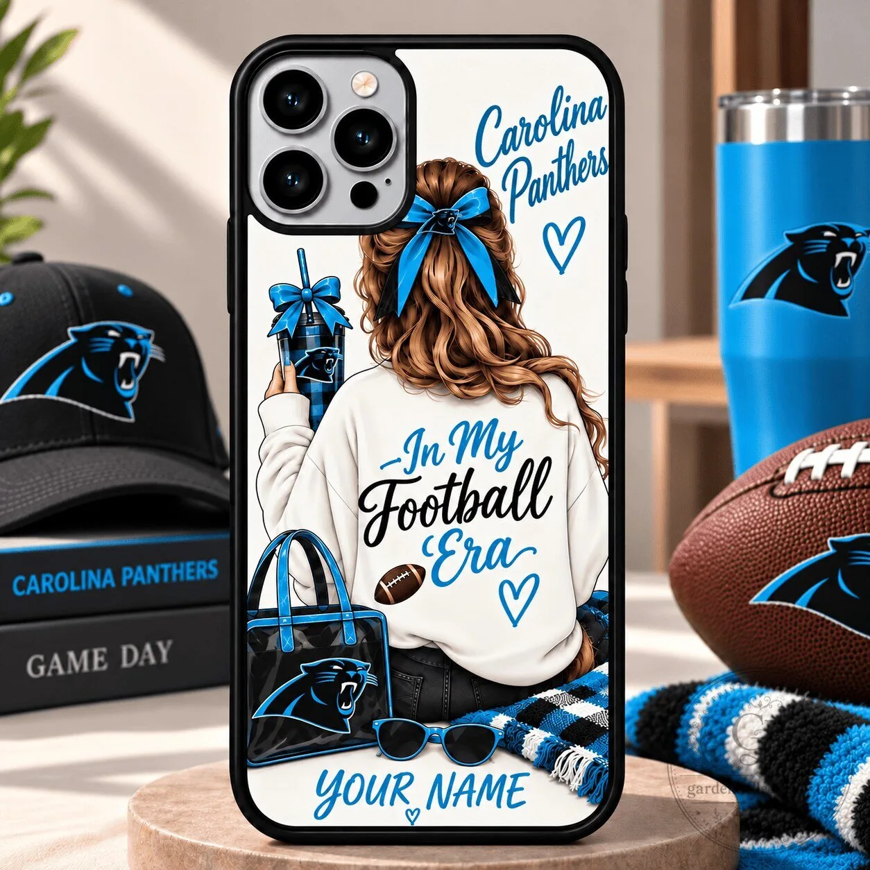 Carolina Panthers Football Era Personalized Phone Case
