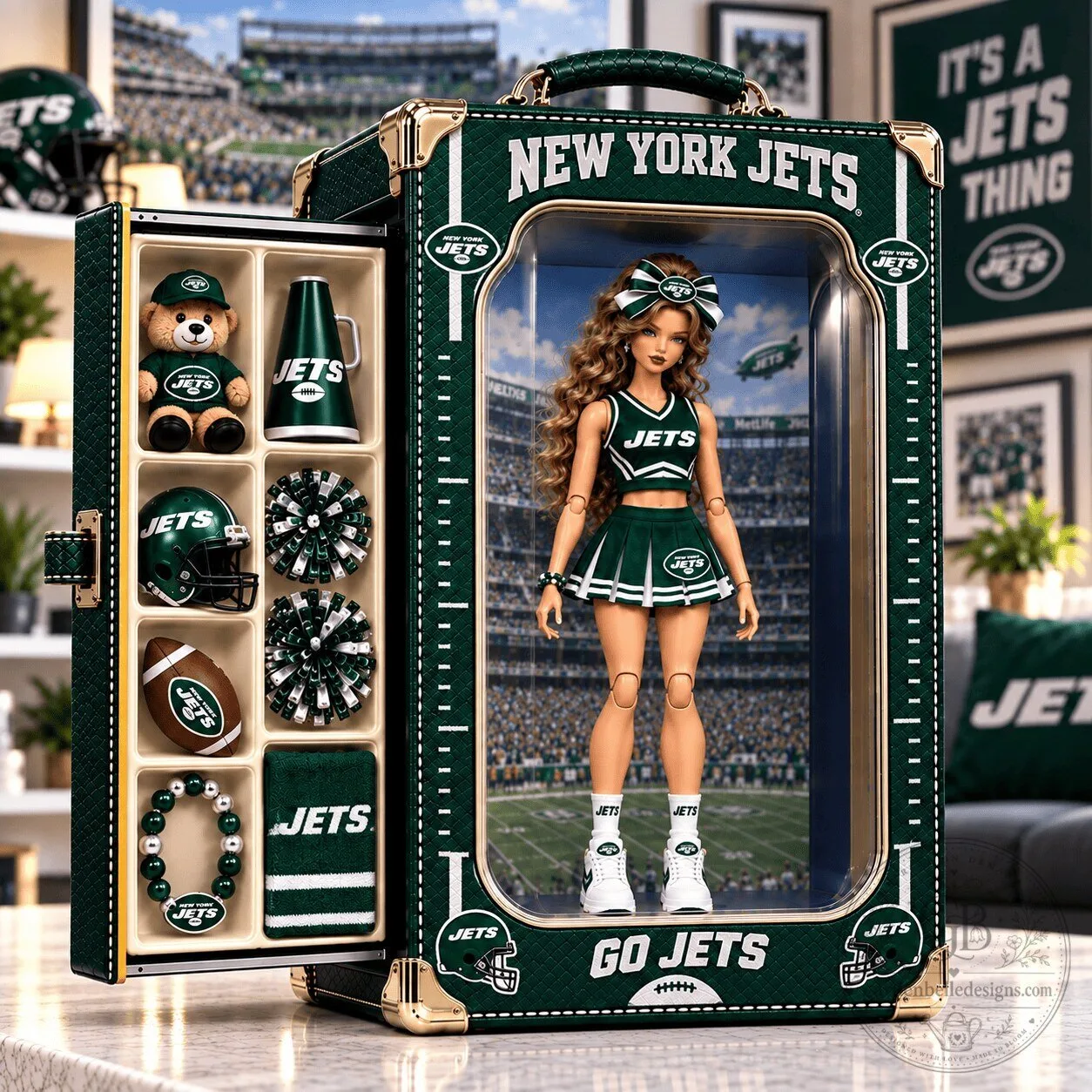 New York Jets Collectible Commemorative Doll Figure