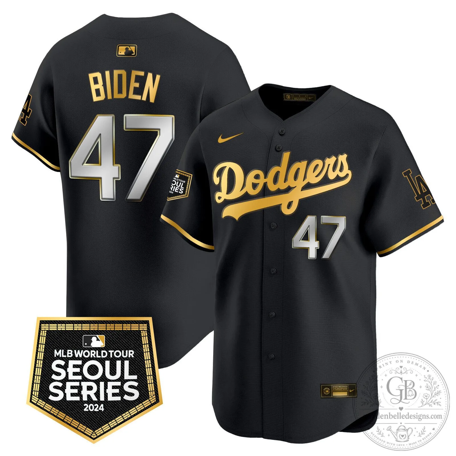 Los Angeles Dodgers Shohei Ohtani 2024 Seoul Series Black Baseball Jersey 62 Los Angeles Dodgers Shohei Ohtani 2024 Seoul Series Black Baseball Jersey