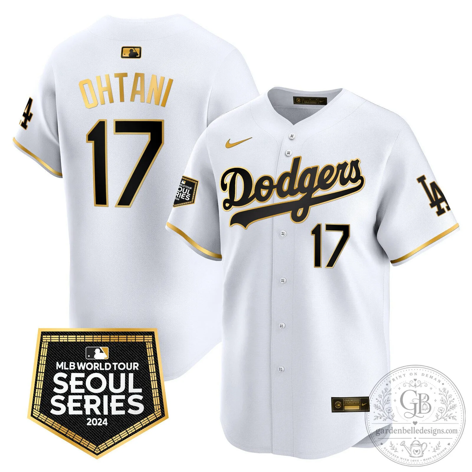 Los Angeles Dodgers Shohei Ohtani 2024 Seoul Series Black Baseball Jersey 64 Los Angeles Dodgers Shohei Ohtani 2024 Seoul Series Black Baseball Jersey