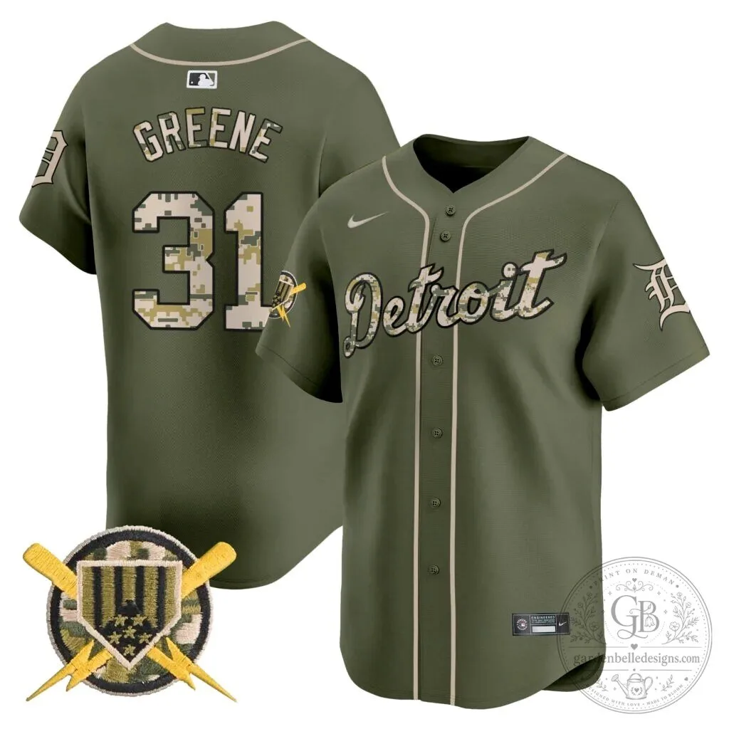 Detroit Tigers Tarik Skubal Armed Forces Day Olive Baseball Jersey 23 Detroit Tigers Tarik Skubal Armed Forces Day Olive Baseball Jersey