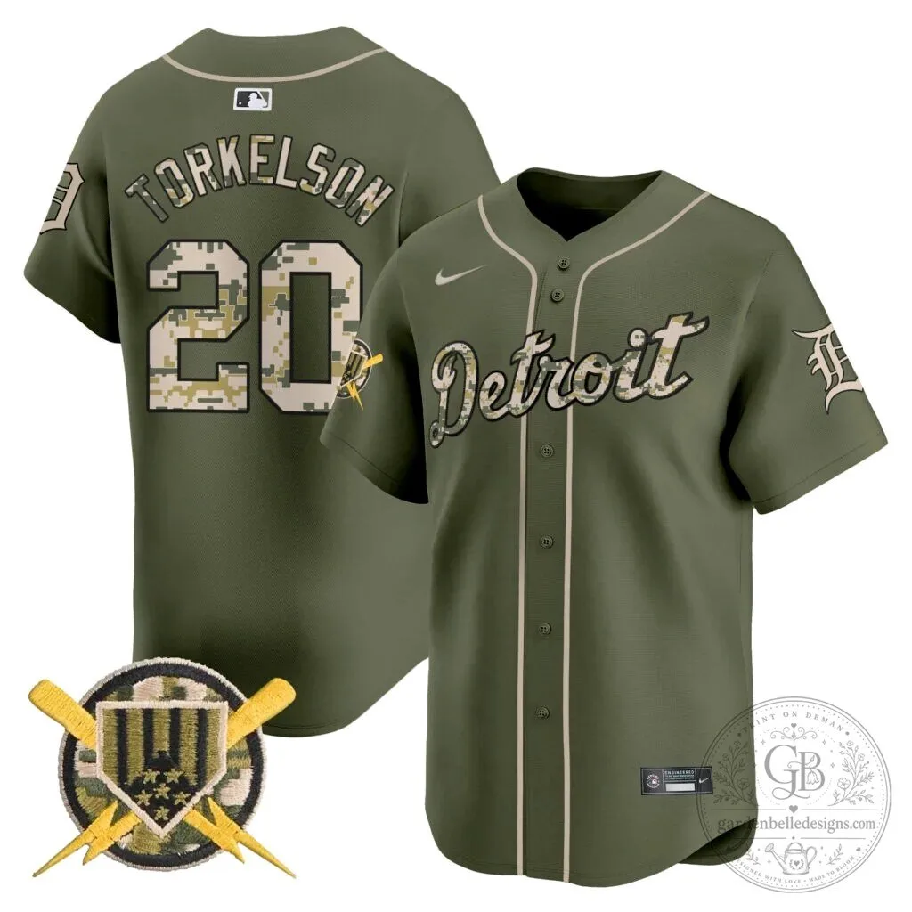 Detroit Tigers Tarik Skubal Armed Forces Day Olive Baseball Jersey 24 Detroit Tigers Tarik Skubal Armed Forces Day Olive Baseball Jersey