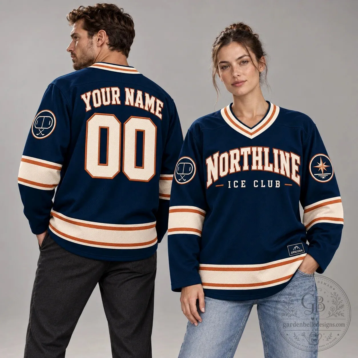 Northline Ice Club Custom Hockey Jersey with Name and Number 9 Northline Ice Club Custom Hockey Jersey with Name and Number