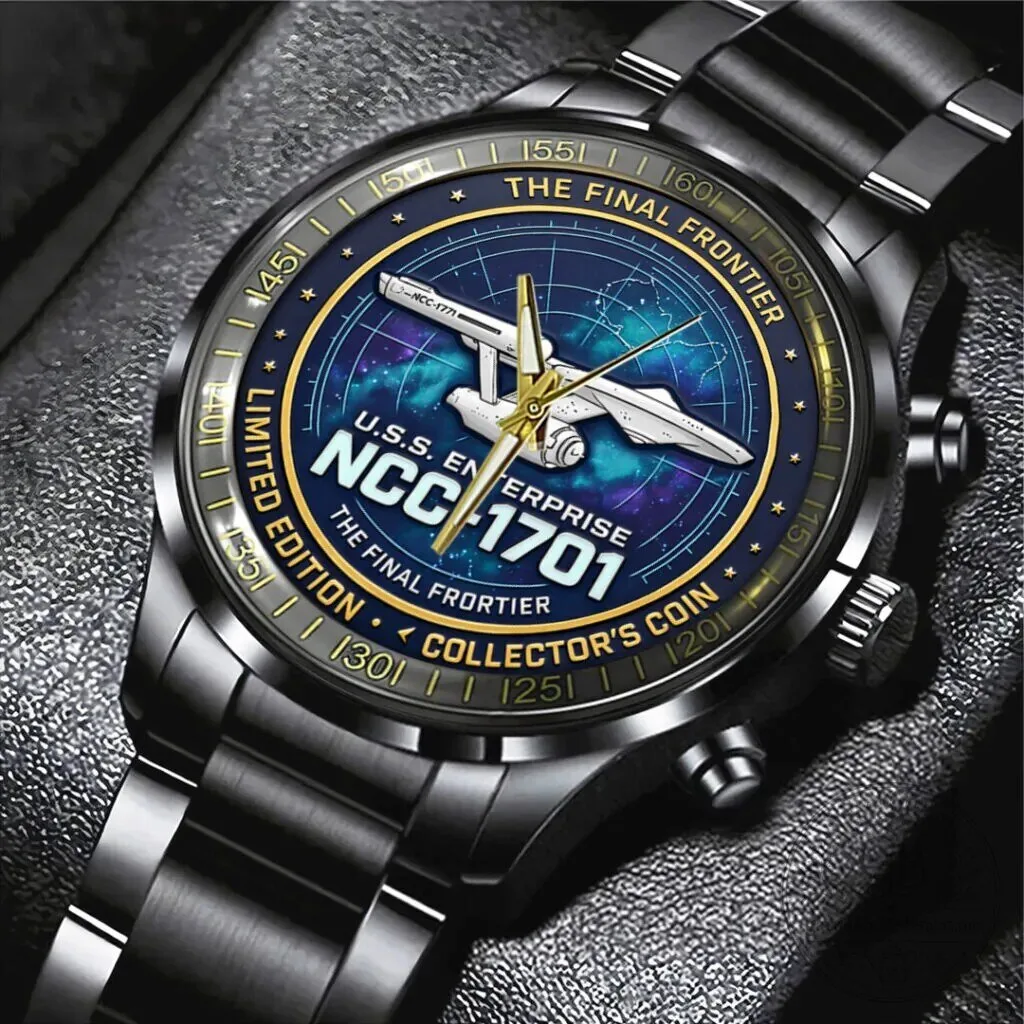 Star Trek United States Ship Enterprise NCC-1701 The Final Frontier Collector's Watch