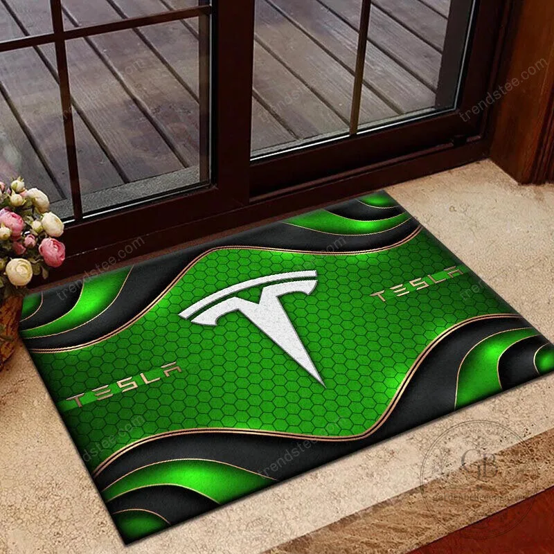 Tesla Motors Company Logo Personalized Welcome Doormat 13 Tesla Motors Company Logo Personalized Welcome Doormat