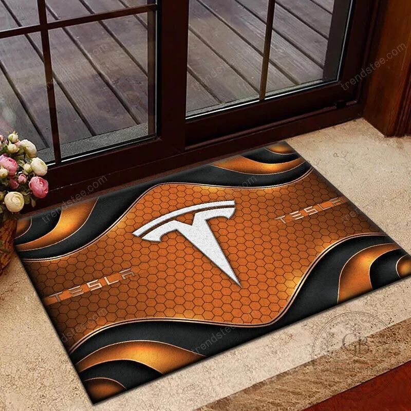 Tesla Motors Company Logo Personalized Welcome Doormat 14 Tesla Motors Company Logo Personalized Welcome Doormat