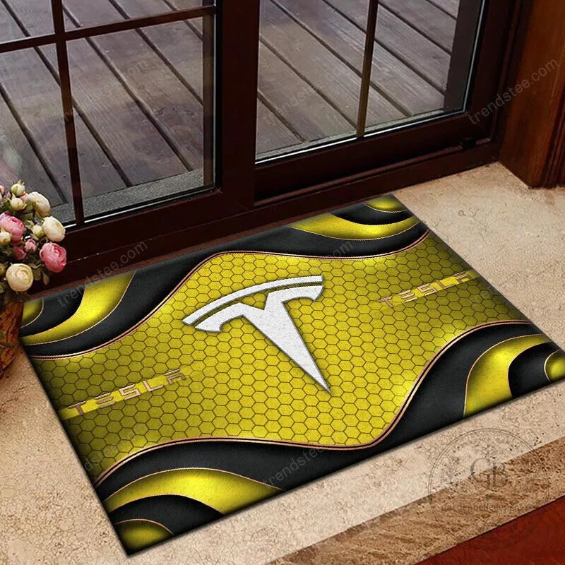 Tesla Motors Company Logo Personalized Welcome Doormat 16 Tesla Motors Company Logo Personalized Welcome Doormat