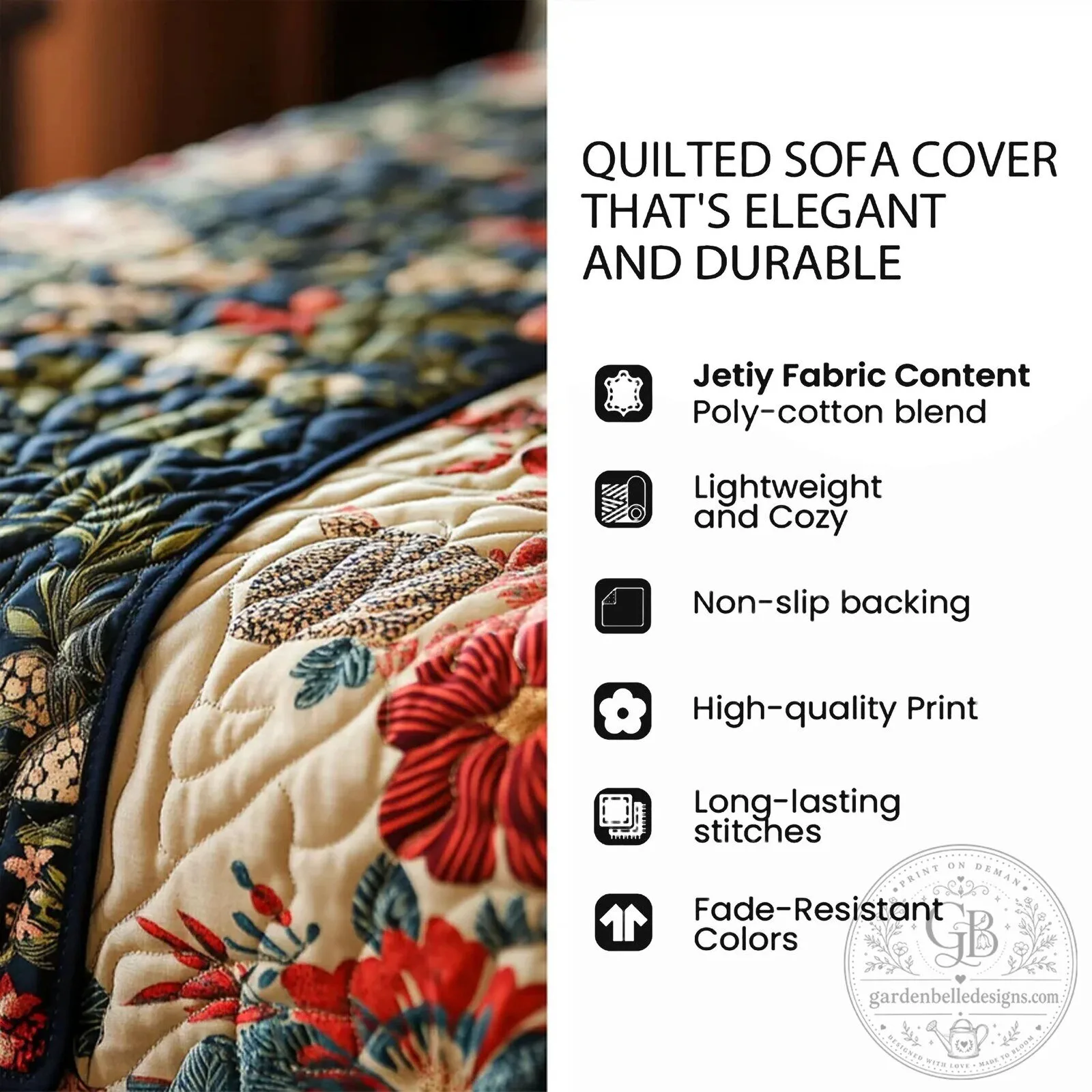Classic V8 Engine Mechanic Quilted Sofa Cover 18 Classic V8 Engine Mechanic Quilted Sofa Cover