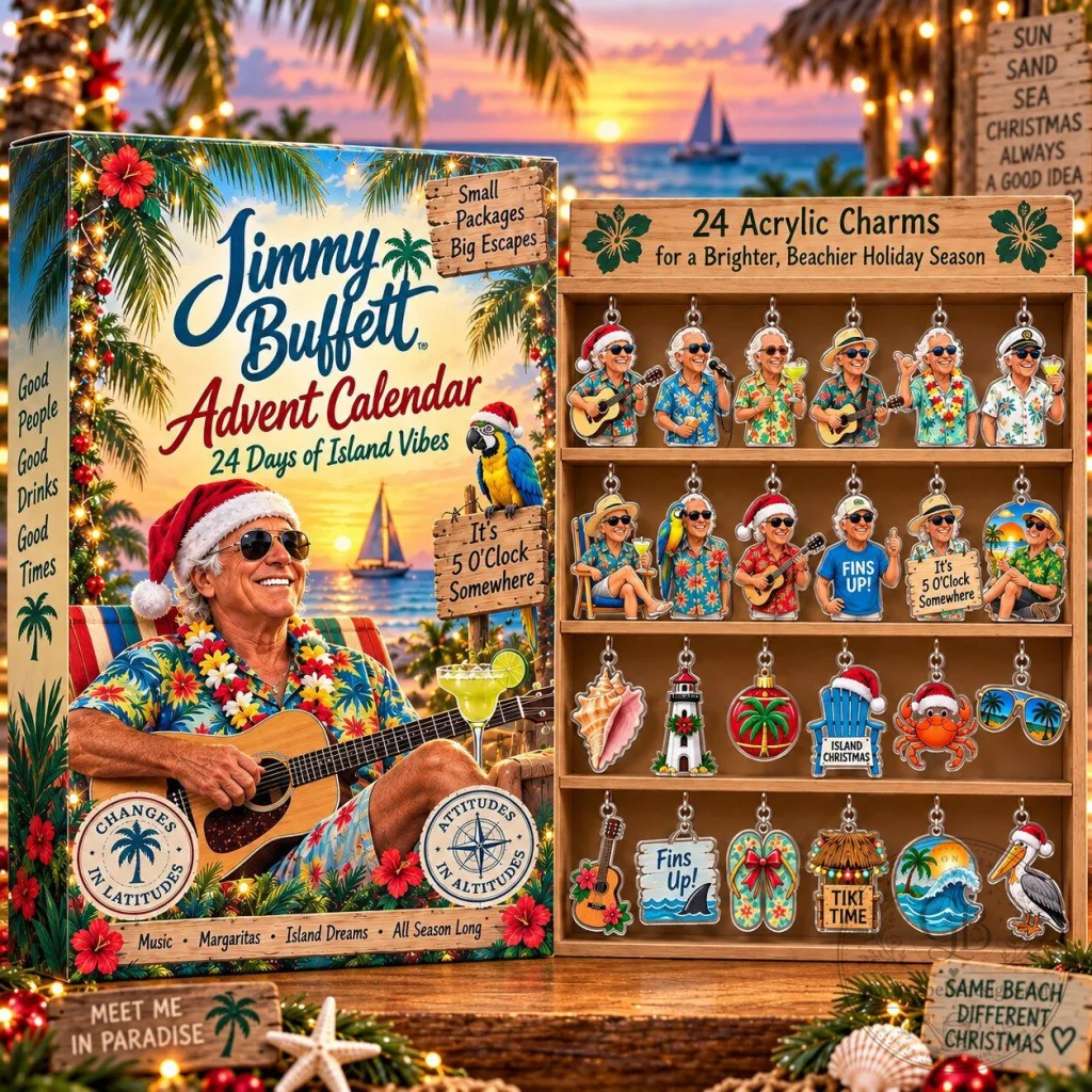 Jimmy Buffett 24 Days of Island Vibes Christmas Advent Calendar Blind Box Jimmy Buffett 24 Days of Island Vibes Christmas Advent Calendar Blind Box